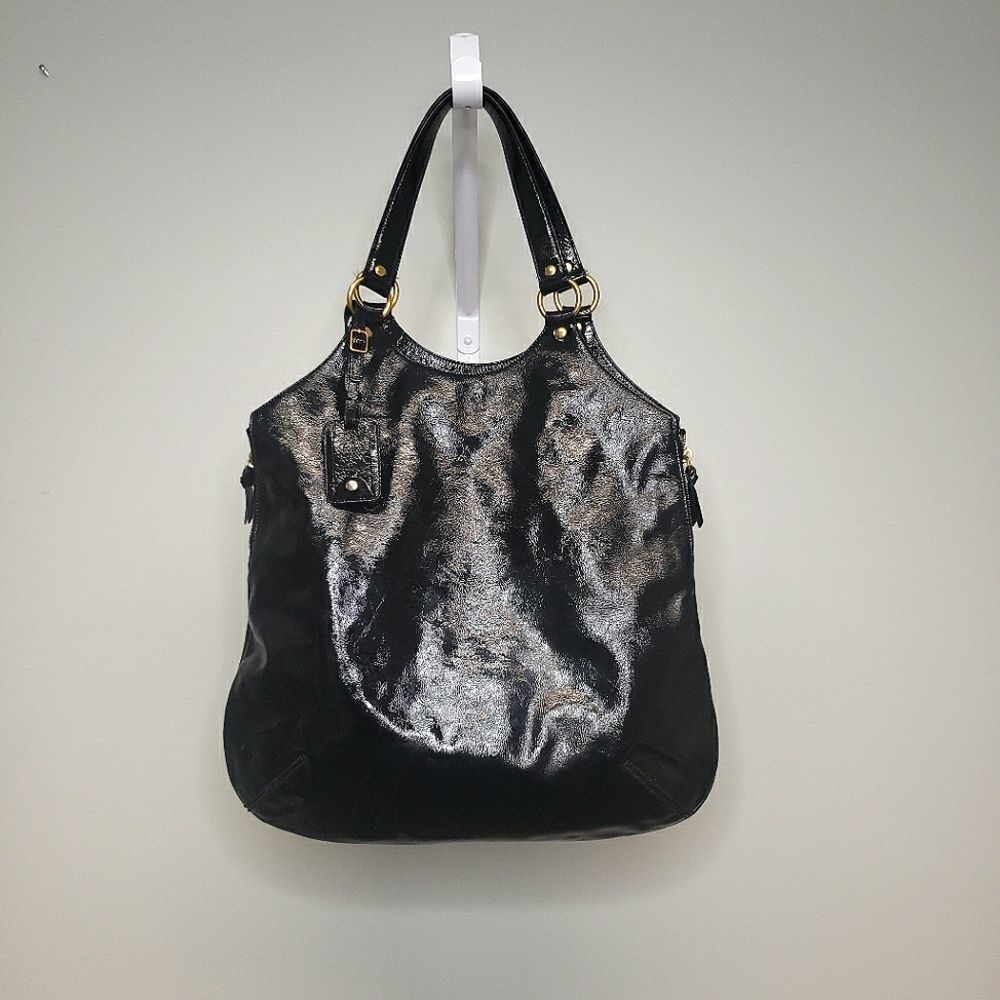 Yves Saint Laurent Tribute Patent Leather Tote